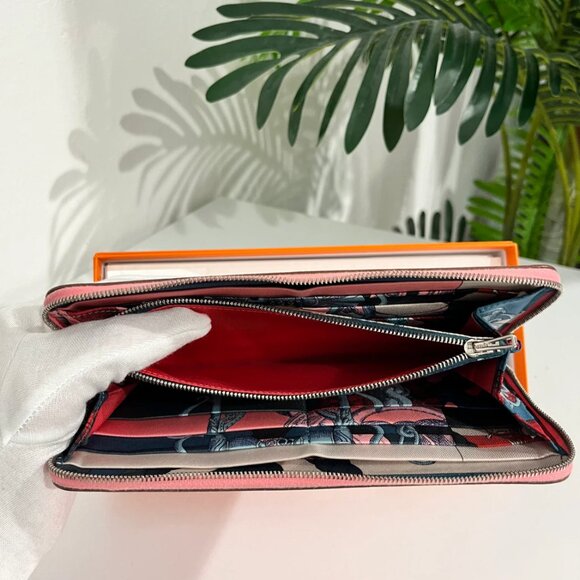 Hermés Pink Silk'In Classique Long Wallet - Picture 8 of 12